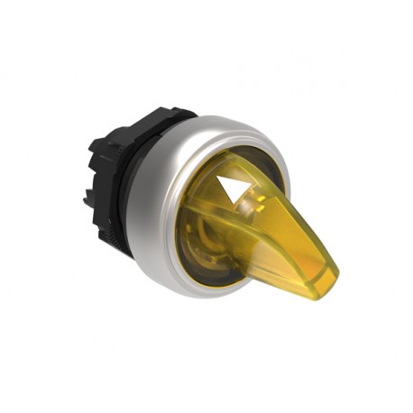 LPCSL1205 LOVATO Selector Luminoso Platinum 2 posiciones "0-1" Fijas Amarillo