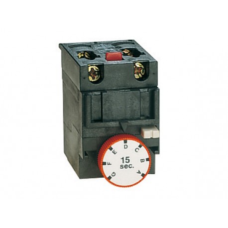 11G48630 G48630 LOVATO DELAYED AUXILIARY CONTACT 1NO + 1NC (PNEUMATIC OPERATION) ON DE-ENERGISATION FOR FRON..