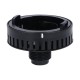 8LB6BP06 LB6BP06 LOVATO Support montage horizontal pour fixation à trou Ø22mm/Ø0,87” en plastique noire
