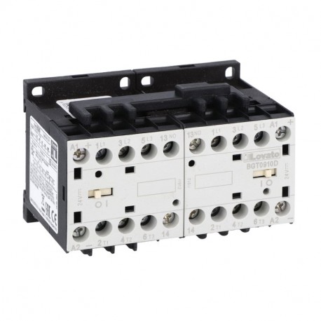 11BGT0910D220 BGT0910D220 LOVATO TELEINVERTITORE ASSEMBLATO, BOBINA IN DC, CON INTERBLOCCO MECCANICO INCORPO..