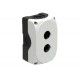 LPZP2A8 LOVATO Botonera plástico Platinum 2 mando Blanca