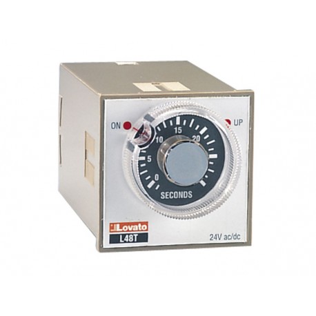 31L48T3H240 L48T3H240 LOVATO TEMPORIZZATORE RITARDATO ALL’ECCITAZIONE. MONOSCALA E MONOTENSIONE, ESECUZIONE ..