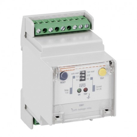 RM148 LOVATO Relé diferencial a tierra con 1 umbral de disparo 24-48V AC/DC TA Ø Externo