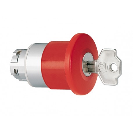 8LM2TB6544G508 LM2TB6544G508 LOVATO Seta Metálica bloqueo, desbloqueo por llave Ø 40mm Rojo G508