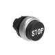 LPCB2132 LOVATO Pulsador Platinum Saliente Negro con símbolo STOP