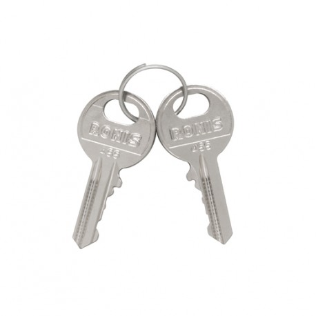LPXA170 LOVATO Couple de clés standard de rechange pour coup-de-poing ou sélecteur, codage n° 455