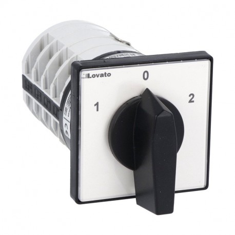 7GN4013U GN4013U LOVATO COMMUTATORE A CAMME, SERIE GN, ESECUZIONE U MONTAGGIO FRONTALE. COMMUTATORE PER MOTO..
