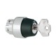 8 LM2T S320G 501 LM2TS320G501 LOVATO ELECTRIC OPERATORE SELETTORE A CHIAVE Ø22MM SERIE 8LM, 2 POSIZIONI, 0 1..