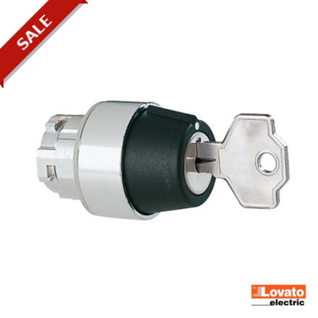 8 LM2T S320G 501 LM2TS320G501 LOVATO OPERATORE SELETTORE A CHIAVE Ø22MM SERIE 8LM, 2 POSIZIONI, 0 1 CON CIFR..