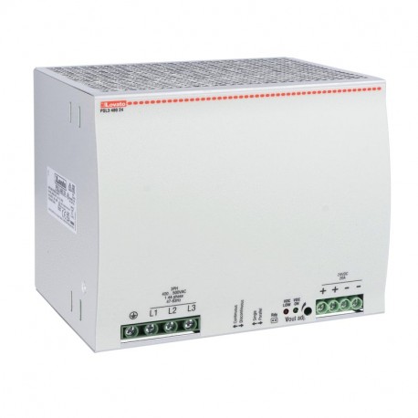 PSL348024 LOVATO DIN RAIL SWITCHING POWER SUPPLY, THREE PHASE. 24VDC, 20A / 480W