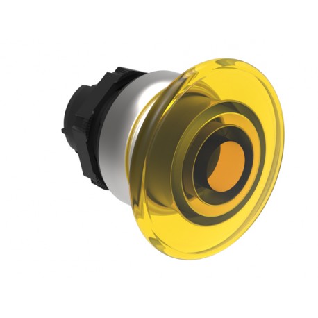 LPCBL6145 LOVATO OPERATORE PULSANTE A FUNGO LUMINOSO Ø22MM SERIE PLATINUM, AD IMPULSO, Ø40MM. GIALLO