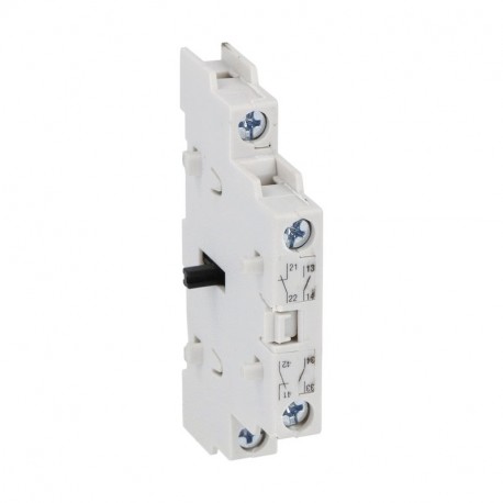 GAX1011C LOVATO AUXILIARY CONTACT, SIMULTANEOUS OPERATION AS SWITCH POLES, 1NO+1NC FOR GA...C