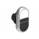 LPCB7114 LOVATO OPERATORE PULSANTE DOPPIO AD IMPULSO Ø22MM SERIE PLATINUM, CON 2 PULSANTI RASATI. ENTRAMBI A..