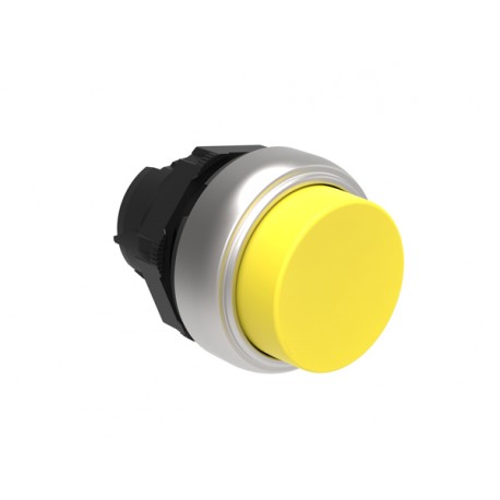 LPCQ205 LOVATO PUSH-PUSH BUTTON ACTUATOR Ø22MM PLATINUM SERIES, EXTENDED. PUSH ON-PUSH OFF, YELLOW