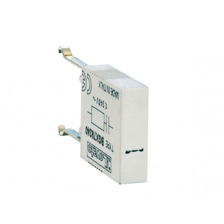 11BGX77240 BGX77240 LOVATO FILTRO ANTIDISTURBO AD INNESTO RAPIDO, PER MINICONTATTORI SERIE BG, 125÷240VAC/DC..