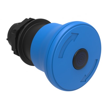 LPCBL6646 LOVATO OPERATORE PULSANTE A FUNGO LUMINOSO Ø22MM SERIE PLATINUM, AD AGGANCIO, SGANCIO A ROTAZIONE,..