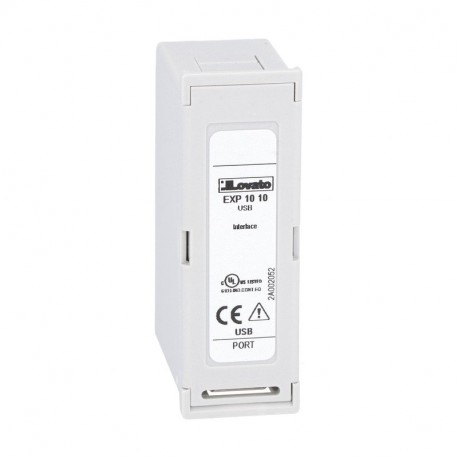 EXP1010 LOVATO EXPANSION MODULE EXP SERIES FOR FLUSH-MOUNT PRODUCTS, OPTO-ISOLATED USB INTERFACE