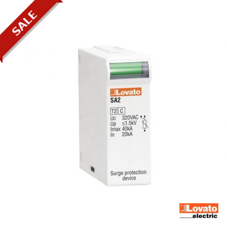SAX02PA320 LOVATO ELECTRIC Cartuchos de recambio Para descargadores SA2... 1 0,100
