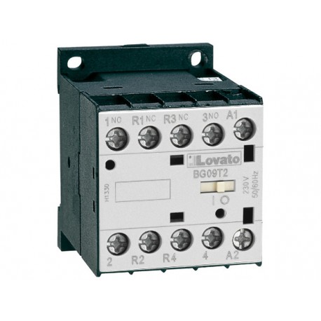 11BG09T2A110 BG09T2A110 LOVATO CONTATTORE QUADRIPOLARE, BOBINA IN AC 50/60HZ, 110VAC, 2NA E 2NC