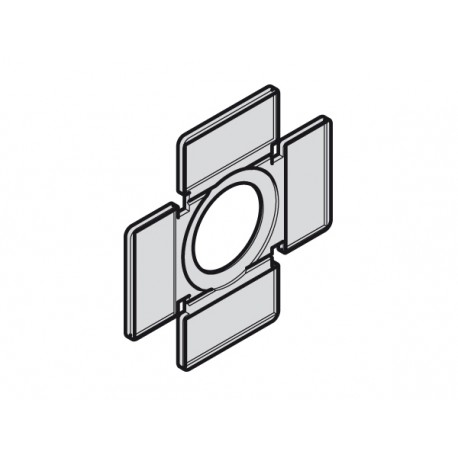 8LM2TAU101 LM2TAU101 LOVATO 2-4 DIRECTIONAL HOLDER FOR ADHESIVE LEGENDS