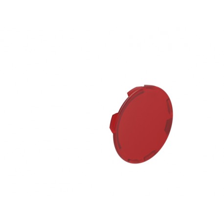LPXBL104 LOVATO LENTE RASATA PER OPERATORI AD IMPULSO E PASSO-PASSO LUMINOSI, ROSSO