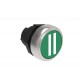 LPCB1123 LOVATO OPERATORE PULSANTE AD IMPULSO CON SIMBOLOGIA Ø22MM SERIE PLATINUM, RASATO, II / VERDE