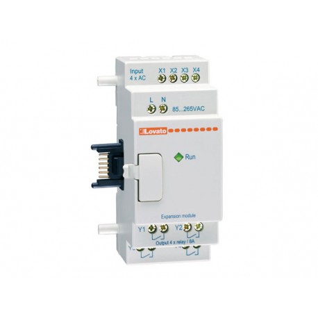 LRE04PD024 LOVATO MICRO PLCS, EXPANSION MODULE, AUXILIARY SUPPLY VOLTAGE 24VDC, 4 PT100 TEMP. SENSOR INPUTS