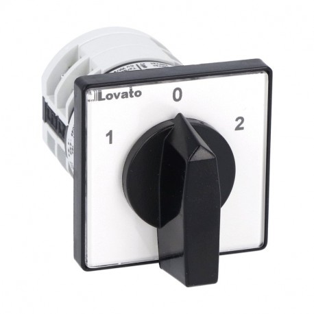 7GN1252U GN1252U LOVATO ROTARY CAM SWITCHE, GN SERIES, U VERSION, FRONT MOUNT. Commutateur AVEC 0 (OFF), DEU..