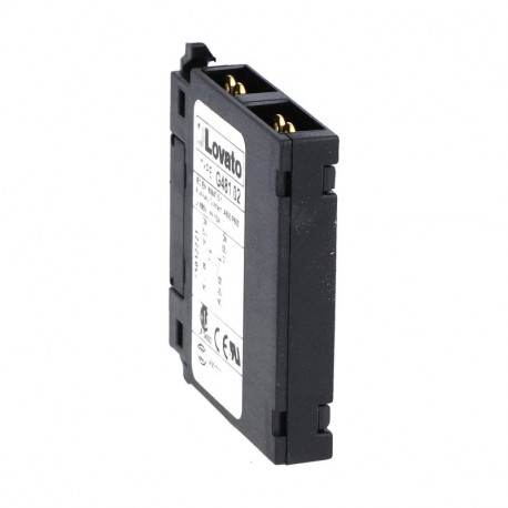 11G48102 G48102 LOVATO CONTATTO AUSILIARIO CON AGGANCIO LATERALE. ATTACCHI FASTON, PER CONTATTORI SERIE BF, ..