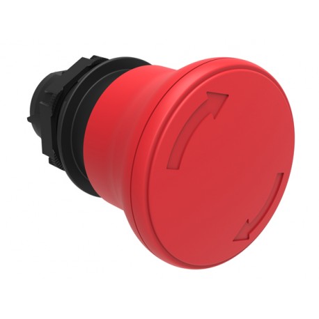 LPCB6344 LOVATO Ø40mm/1,6”. Pour arrêt simple. Rouge