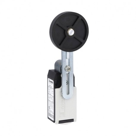 KBF3L02 LOVATO Final de carrera Plástico De palanca regulable con roldana de Goma 50x10 Acción Lenta 2 NC