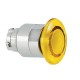 8LM2TBL6245 LM2TBL6245 LOVATO Seta Luminosa Metálica Bloqueo, desbloqueo por tracción Ø 40mm Amarilla