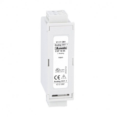 EXP1005 LOVATO EXPANSION MODULE SÉRIE EXP POUR LES PRODUITS FLUSH-MOUNT, 2 SORTIES ANALOGIQUES, optoisolées ..