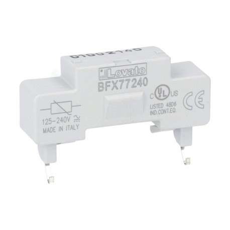 BFX77048 LOVATO FILTRI ANTIDISTURBO AD INNESTO RAPIDO PER CONTATTORI BF00A, BF09A÷BF80A, ≤48VAC/DC (VARISTOR..