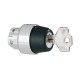 8LM2TS332G506 LM2TS332G506 LOVATO OPERATORE SELETTORE A CHIAVE Ø22MM SERIE 8LM, 3 POSIZIONI, 1 0 2 CON CIFRA..
