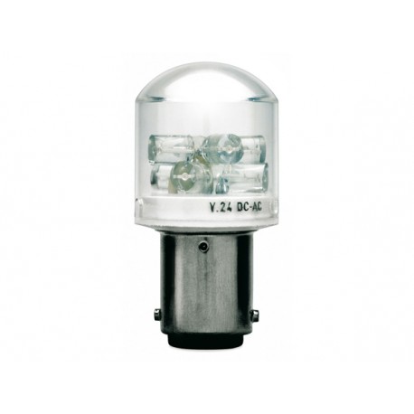 8LT7ALLB8 LT7ALLB8 LOVATO LAMPADA A LED, ATTACCO BA15D, BIANCO, 24VAC/DC