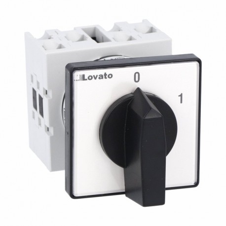 GX2092U LOVATO COMMUTATORE A CAMME, SERIE GX, ESECUZIONE U MONTAGGIO FRONTALE. INTERRUTTORE, QUADRIPOLARE N°..