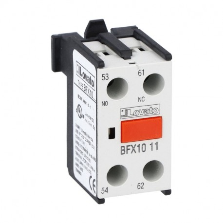 BFX1011 LOVATO Contacto Auxiliar Conexión tornillo para BF… 1 NA1 NC