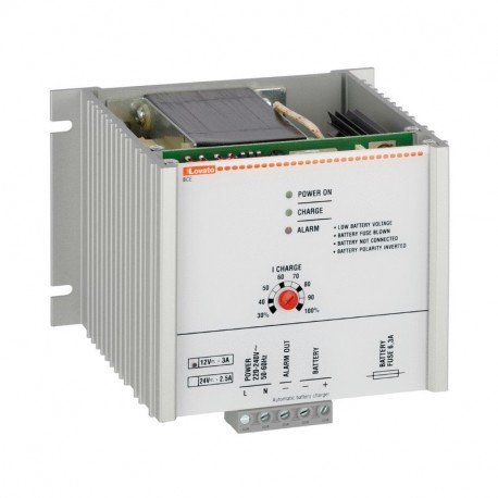 31BCE0312 BCE0312 LOVATO Carga batería automático Lineal para batería de plomo (1 Nivel de carga) 3A 12V