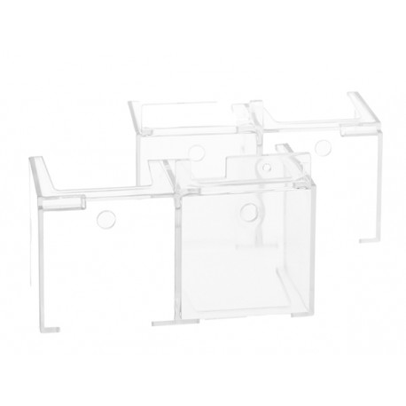 GEX8111 LOVATO KIT DI COPRI ATTACCHI. FISSAGGIO A VITE, KIT DI 2 PEZZI, CAD. COPRE 2 POLI