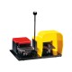KGD003 LOVATO Interruptor de Pedal Plástico De dos pedales, pedal izq. operación libre, pedal derecho con pa..