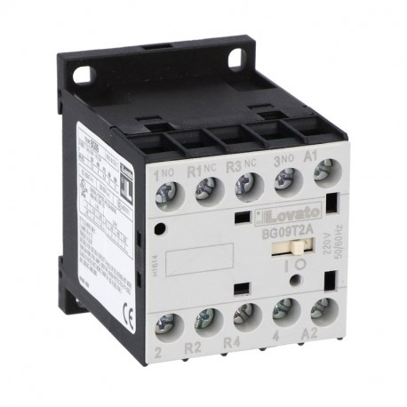 11BG09T2A048 BG09T2A048 LOVATO Minicontactor Tetrapolar 20A AC1 2 NA 2 NC Bobina 48V AC
