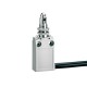 KPB8S11 LOVATO PREWIRED METAL LIMIT SWITCH, K SERIES, TOP ROLLER PUSH PLUNGER. M12 HEAD, CONTACTS 1NO+1NC SN..
