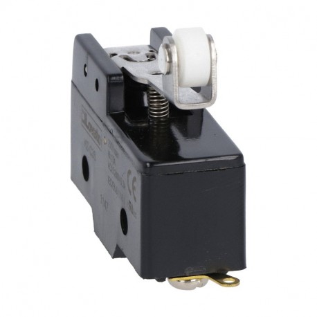 KSC3S LOVATO MICROINTERRUTTORE PLASTICO SERIE K, A LEVA CON ROTELLA. LEVA LUNGA 38MM, CONTATTI 1NA/NC. CONTA..
