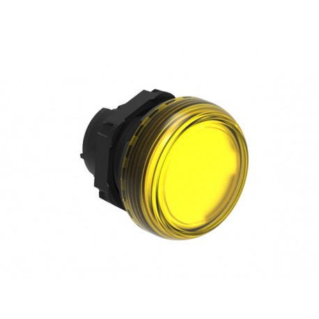 LPL5 LOVATO PILOT LIGHT HEAD Ø22MM PLATINUM SERIES, YELLOW. WITHOUT MOUNTING ADAPTER