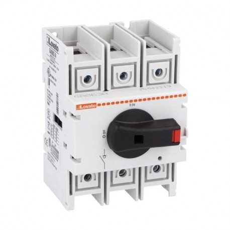 GA063A LOVATO THREE-POLE SWITCH DISCONNECTOR, DIRECT OPERATING VERSION, 63A
