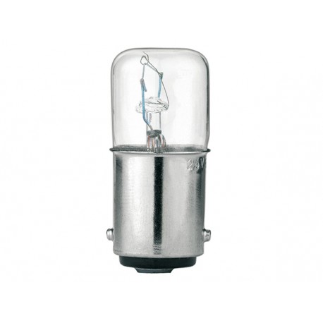 8LT7ALBM LT7ALBM LOVATO INCANDESCENT BULB, 5W, BA15D FITTING, 260VAC/DC