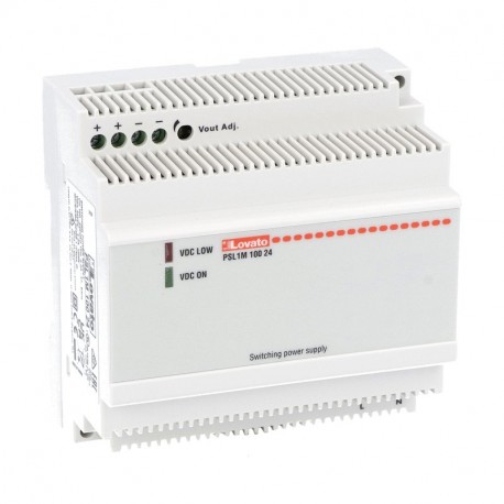 PSL1M10024 LOVATO Fuente de Alimentación Monofásica ( Entrada L- N 90 ~ 264 VAC ) 4,2A 24VDC
