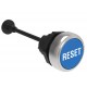 LPCR1196 LOVATO PULSANTE PER AZIONAMENTO MECCANICO AD IMPULSO Ø22MM SERIE PLATINUM, RASATO. LUNGHEZZA REGOLA..