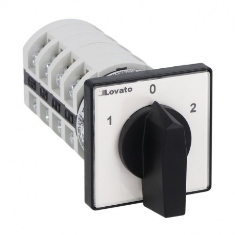 7GN2575U GN2575U LOVATO COMMUTATORE A CAMME, SERIE GN, ESECUZIONE U MONTAGGIO FRONTALE. COMMUTATORE DI LINEA..